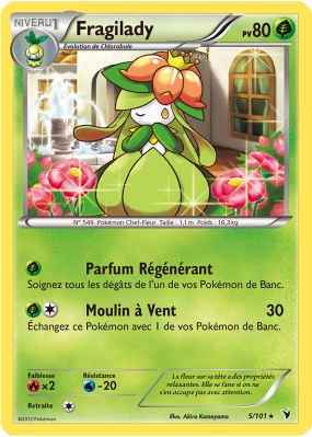 Carte Pokémon Fragilady 5/101 Rare Nobles Victoires