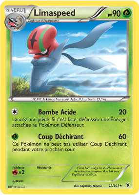 Carte Pokémon Limaspeed 12/101 Rare Nobles Victoires