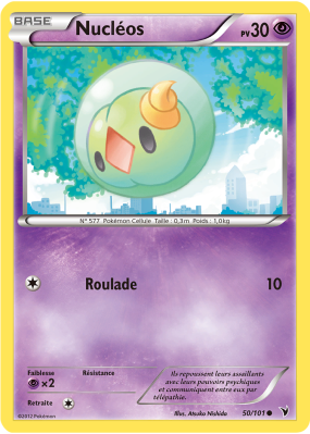 Carte Pokémon Nucléos 50/101 Commune Nobles Victoires