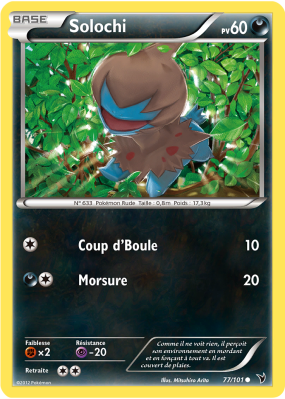 Carte Pokémon Solochi 77/101 Commune Nobles Victoires