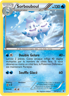 Carte Pokémon Sorbouboul 29/101 Rare Nobles Victoires