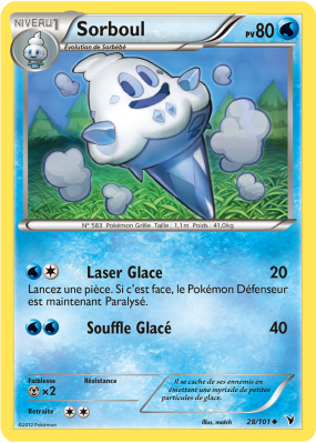 Carte Pokémon Sorboul 28/101 Peu commune Nobles Victoires