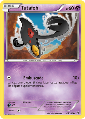 Carte Pokémon Tutafeh 45/101 Commune Nobles Victoires