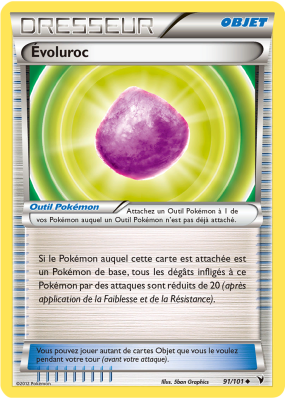 Carte Pokémon Évoluroc 91/101 Peu commune Nobles Victoires