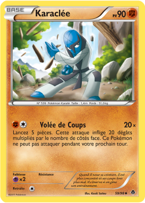 Carte Pokémon Karaclée 59/98 Peu commune Pouvoirs Émergents