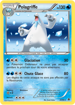 Carte Pokémon Polagriffe 30/98 Holographique Pouvoirs Émergents