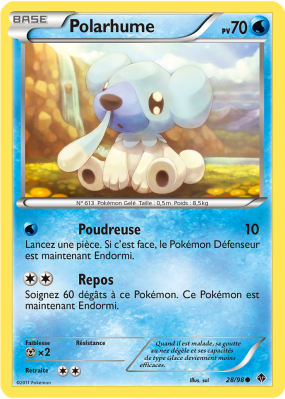 Carte Pokémon Polarhume 28/98 Commune Pouvoirs Émergents
