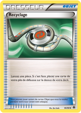 Carte Pokémon Recyclage 96/98 Peu commune Pouvoirs Émergents