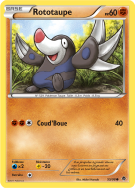 Carte Pokémon Rototaupe 55/98 Commune Pouvoirs Émergents