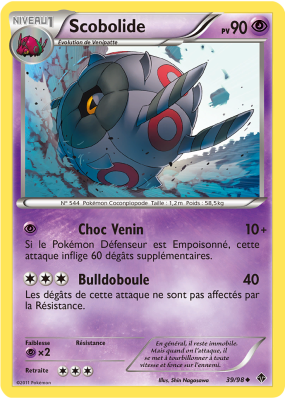 Carte Pokémon Scobolide 39/98 Peu commune Pouvoirs Émergents
