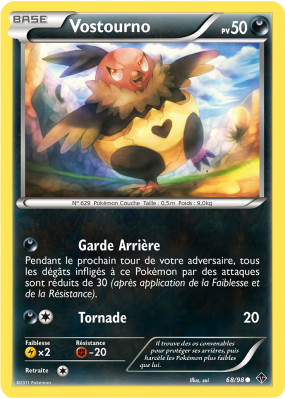 Carte Pokémon Vostourno 68/98 Commune Pouvoirs Émergents
