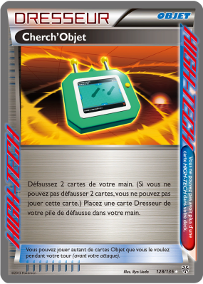 Carte Pokémon Cherch'Objet 128/135 HIGH-TECH Tempête Plasma