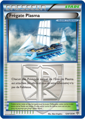 Carte Pokémon Frégate Plasma 124/135 Peu commune Tempête Plasma