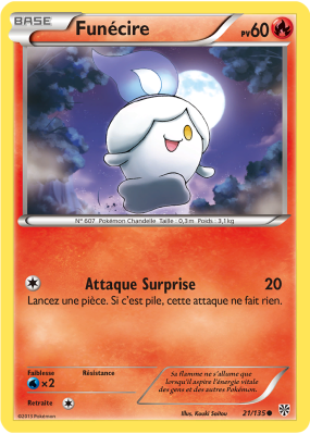 Carte Pokémon Funécire 21/135 Commune Tempête Plasma