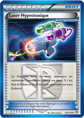 Carte Pokémon Laser Hypnotoxique 123/135 Peu commune Tempête Plasma