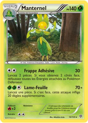 Carte Pokémon Manternel 10/135 Rare Tempête Plasma
