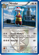 Carte Pokémon Miradar 113/135 Rare Tempête Plasma