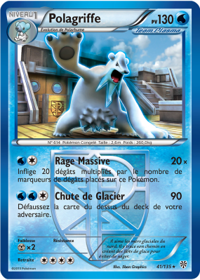Carte Pokémon Polagriffe 41/135 Rare Tempête Plasma