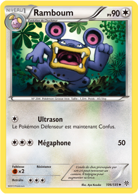 Carte Pokémon Ramboum 106/135 Peu commune Tempête Plasma