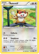 Carte Pokémon Ratentif 111/135 Commune Tempête Plasma