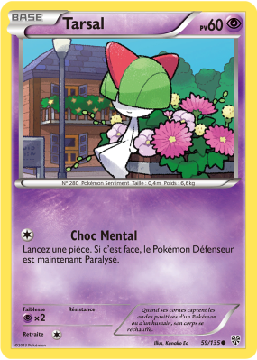 Carte Pokémon Tarsal 59/135 Commune Tempête Plasma
