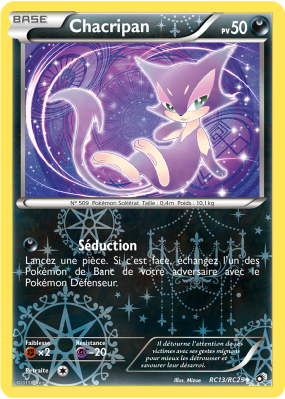 Carte Pokémon Chacripan RC13/RC25 Peu commune Trésors Légendaires