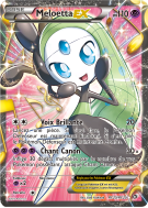 Carte Pokémon Meloetta-EX RC25/RC25 Ultra Rare Trésors Légendaires