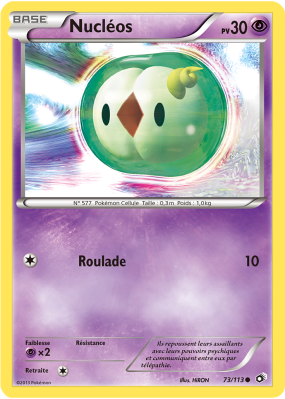 Carte Pokémon Nucléos 73/113 Commune Trésors Légendaires