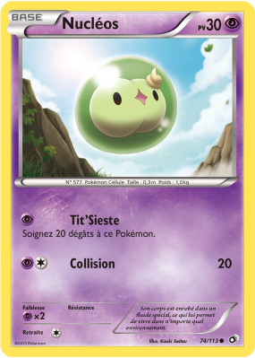 Carte Pokémon Nucléos 74/113 Commune Trésors Légendaires