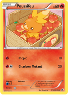 Carte Pokémon Poussifeu RC5/RC25 Commune Trésors Légendaires
