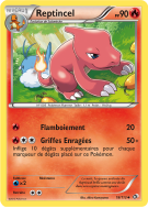 Carte Pokémon Reptincel 18/113 Peu commune Trésors Légendaires