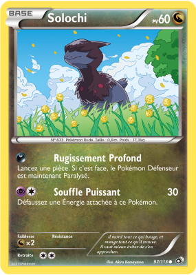 Carte Pokémon Solochi 97/113 Commune Trésors Légendaires