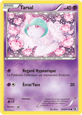 Carte Pokémon Tarsal RC8/RC25 Commune Trésors Légendaires