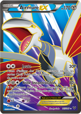 Carte Pokémon Airmure-EX 145/146 Ultra Rare XY (JCC)