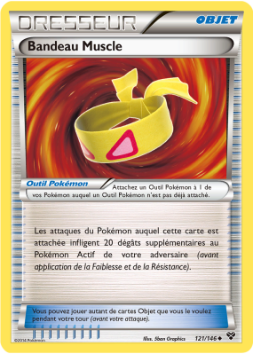 Carte Pokémon Bandeau Muscle 121/146 Peu commune XY (JCC)