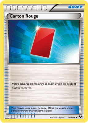 Carte Pokémon Carton Rouge 124/146 Peu commune XY (JCC)