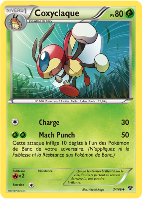 Carte Pokémon Coxyclaque 7/146 Peu commune XY (JCC)