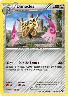 Carte Pokémon Dimoclès 84/146 Peu commune XY (JCC)