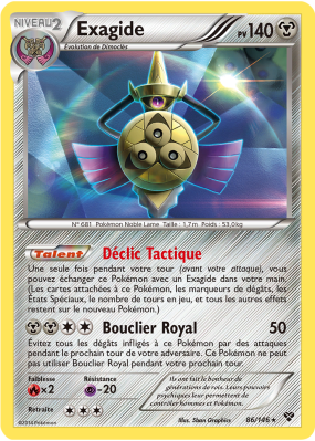 Carte Pokémon Exagide 86/146 Holographique XY (JCC)