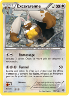 Carte Pokémon Excavarenne 112/146 Peu commune XY (JCC)
