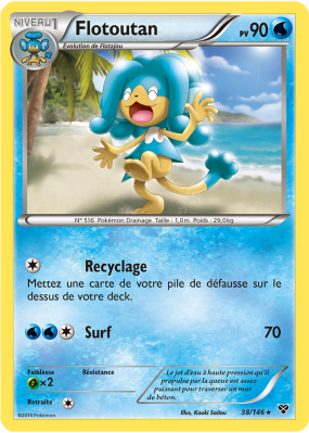 Carte Pokémon Flotoutan 38/146 Rare XY (JCC)