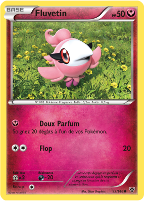 Carte Pokémon Fluvetin 92/146 Commune XY (JCC)