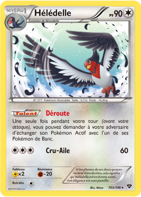 Carte Pokémon Hélédelle 103/146 Rare XY (JCC)