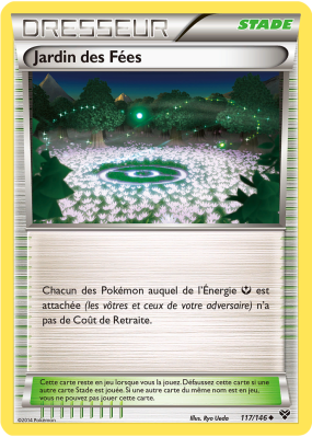 Carte Pokémon Jardin des Fées 117/146 Peu commune XY (JCC)