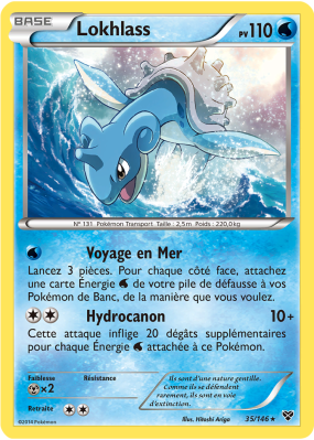 Carte Pokémon Lokhlass 35/146 Holographique XY (JCC)