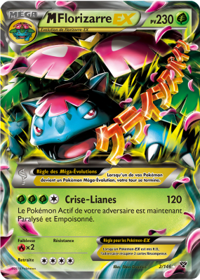 Carte Pokémon M-Florizarre-EX 2/146 Ultra Rare XY (JCC)