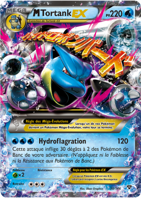 Carte Pokémon M-Tortank-EX 30/146 Ultra Rare XY (JCC)