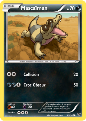 Carte Pokémon Mascaïman 69/146 Commune XY (JCC)