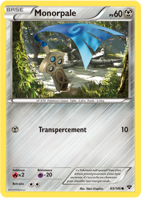 Carte Pokémon Monorpale 83/146 Commune XY (JCC)