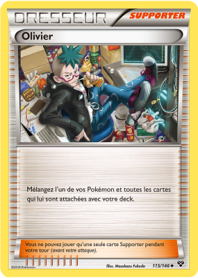 Carte Pokémon Olivier 115/146 Peu commune XY (JCC)